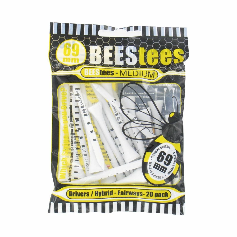 BEESTees 69mm Golf Tees - 20 Pack 1 BEESTees 69mm Golf Tees - 20 Pack