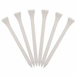 Masters White Wooden Tees 83mm Bumper Pack 5 Masters White Wooden Tees 83mm Bumper Pack -Deals Golf Headcovers Store TEW0090 White Wood Tees