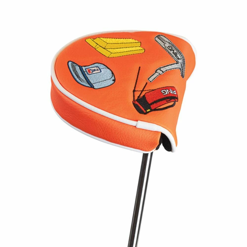 Ping Decal Mallet Golf Putter Headcover 1 Ping Decal Mallet Golf Putter Headcover