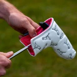 Ping Mr Ping Blossom Golf Blade Putter Headcover -Deals Golf Headcovers Store ping mr ping blossom blade putter cover lifestyle