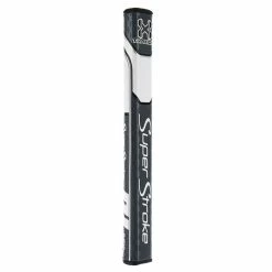 SuperStroke Traxion Flatso 2.0 Golf Putter Grip -Deals Golf Headcovers Store ss flatso 2 grey white