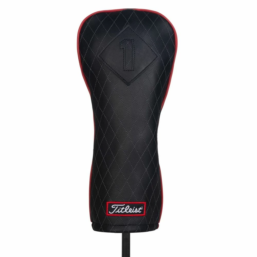 Titleist Jet Black Leather Golf Driver Headcover 1 Titleist Jet Black Leather Golf Driver Headcover