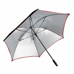 Titleist Tour Double Canopy Golf Umbrella 5 Titleist Tour Double Canopy Golf Umbrella -Deals Golf Headcovers Store titleist 2020 tour double canopy golf umbrella black red underneath