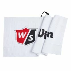 Wilson Staff Tour Golf Towel -Deals Golf Headcovers Store wilson staff tour towel white logo